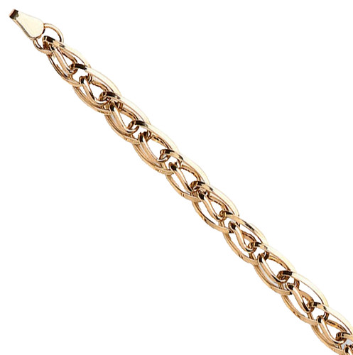 9ct gold bracelet interlinked