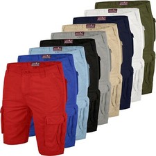 Mens Cargo Shorts 100% Cotton
