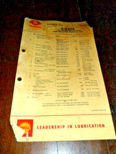 Shell Lubrication Chart Singer