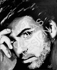 George Michael  painting 60cm
