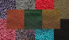 50g to 100g Micro Glitter Glass No Hole 0.7mm Beads for Scrapbooking Card Crafts