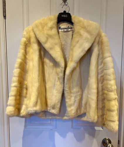 Maximilian new york ivory - ivory, fur