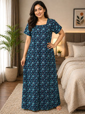 Indian Nightie Cotton Night