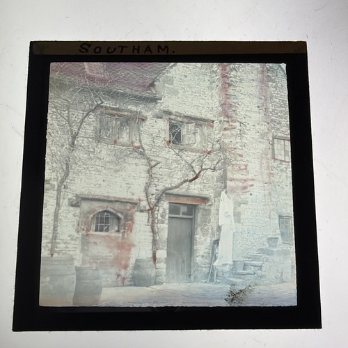 Antique magic lantern slide - magic,