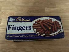 Cadbury “Fingers” Tin VGC 1990’s