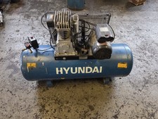 AIR COMPRESSOR HYUNDAI 150 LITTER 145PSI TWIN CYLINDER | BELT DRIVE HY3150S