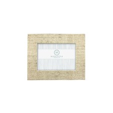 New in Box - Mariposa Sand Faux Grasscloth 5x7 Frame