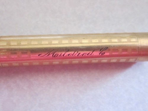 Vintage sheaffer etched - vintage,