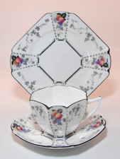 Shelley 11498 Art Deco Peaches