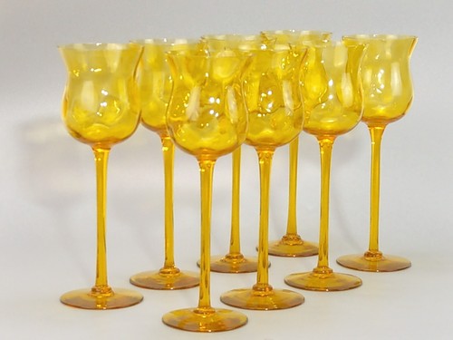 Yellow wine glasses john - glasses,