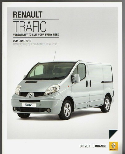 Renault trafic 2013 - trafic, uk