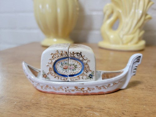 Vintage 3piece salt and pepper - vintage,