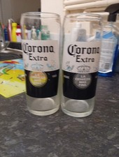 2x Corona Extra Beer Embossed