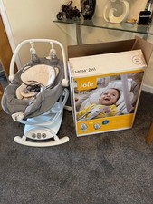Joie Baby Sansa Swing & Rocker Chair 2-in-1 Bouncer Rocking Seat for Newborns⚪️