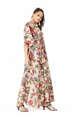 Indian cotton kaftan - indian, maxi