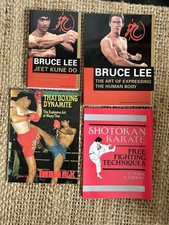 4 x Martial Arts Books Bruce