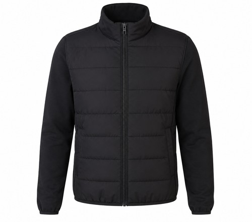 Zara black quilted jacket full - jacket,