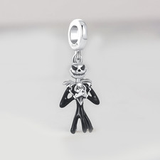 Jack Nightmare before Christmas Charm 925 Sterling Silver Charm
