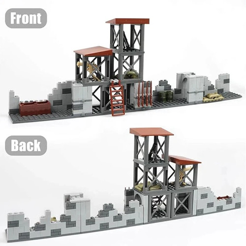 Ww2 military base model - base,