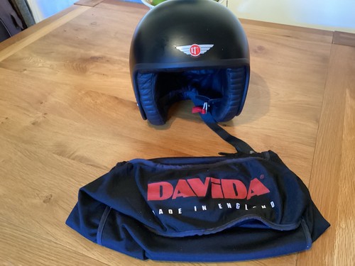 Davida jet open face helmet - jet,