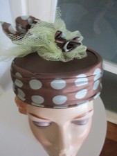 VINTAGE PILL BOX HAT
