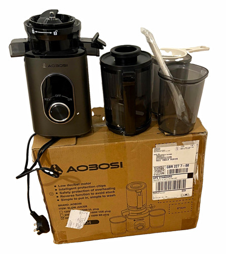 Aobosi 150w slow juicer black - juicer,