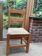 6 wooden kitchen chairs with