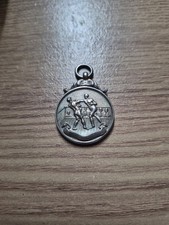 Antique c1930's Silver Walker & Hall Boxing Fob Medal Competition Great Detail