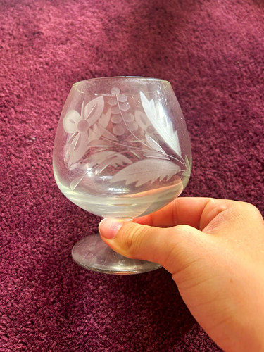 Clear glass brandy - clear, brandy/cognac