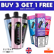 Elf Bar 4 in 1 Pods & Rechargeable & Refillable Kit F9