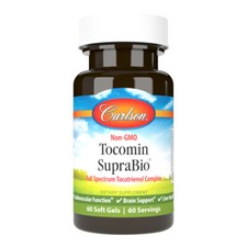 Carlson Labs Tocomin SupraBio 60 Softgels - Full Vitamin E Tocotrienol Complex