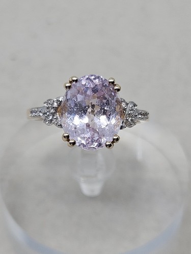 Gold kunzite diamond size - 9k, &