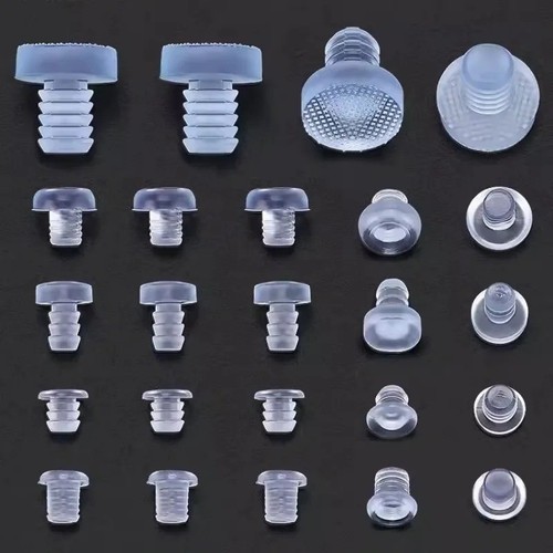 20pcs clear rubber - clear,
