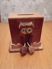 QUALITY HANDMADE 3D WOODEN OWL