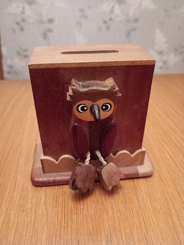 Quality handmade wooden owl - handmade, 3d