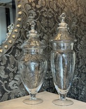 2 Large Apothecary Jars