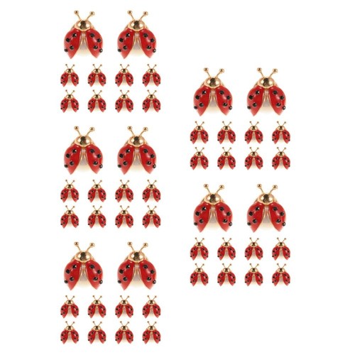 Assorted color ladybug brooch - assorted,