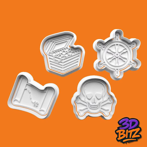 Pirate treasure cookie - pirate,
