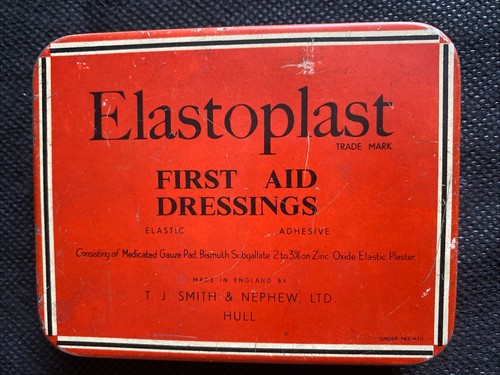 Vintage elastoplast tin - elastoplast, 10