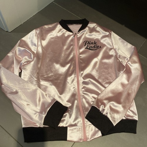 Pink ladies satin bomber - pink,