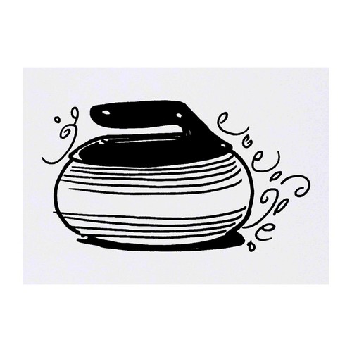 Curling stone temporary - 'curling,