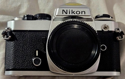 Nikon silver camera - fe, body