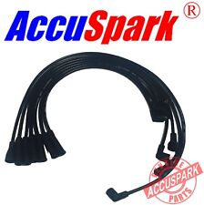 Ford V6 Essex Engine 8mm AccuSpark BLACK Silicon HT Lead Set 