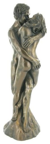 One couple bronze figurine - one,