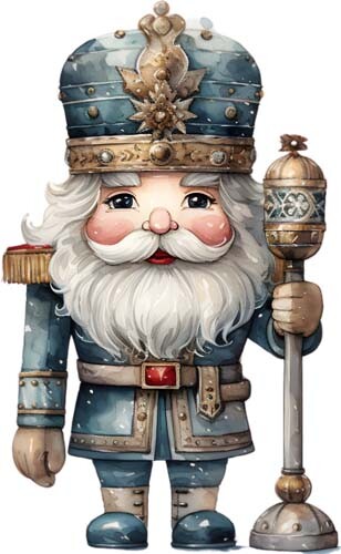 Christmas nutcracker wall art - nutcracker,