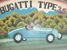 Motor painting looks hand painted fd in  pub clearance unkown Historical value.