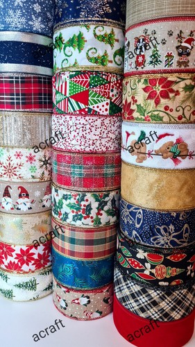 63mm luxury christmas ribbon - luxury,