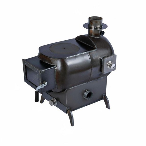 Horizontal fireplace stove - horizontal, for