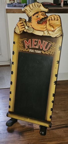 Vintage italian menu board - italian,