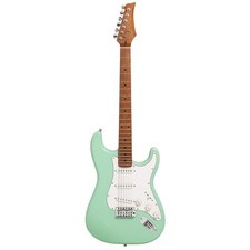Full Size Electric Guitar – Roasted Maple Neck, SSS Pickups, Mint Green 